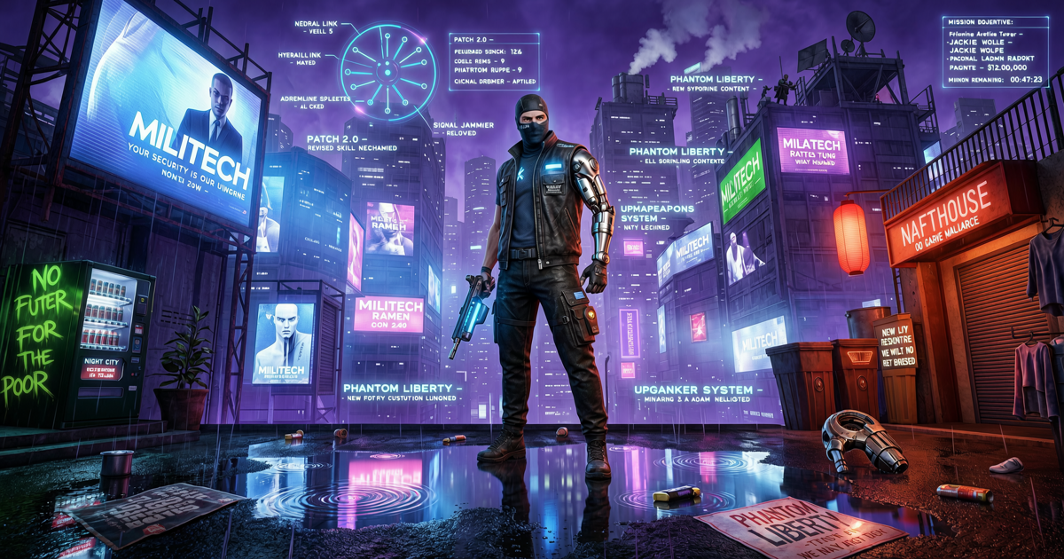 Cyberpunk 2077's Redemption: How Patch 2.0 and Phantom Liberty Revived Night City